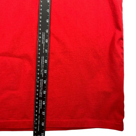 Vintage Polo Ralph Lauren Single Stitch Prep Yacht Frat Red Spring T-Shirt Men L - Picture 6 of 12